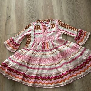 Devotion Twins Girls Pink Mini Ella Dress 8-10 Years